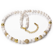  Beads of Love – Achát, kagyló és hematit exkluzív ásvány nyaklánc dobozban nyaklánc