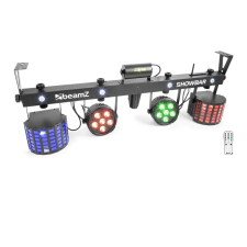  BeamZ Showbar (124W LED) PAR + Butterfly + Stroboszkóp + Lézer DMX fényeffekt világítási kellék