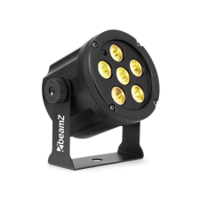 BeamZ SlimPAR 30 CW/WW/UV (6x3W) LED reflektor party kellék