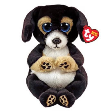  Beanie Babies plüss figura RANGER, 15 cm - fekete kutya (3) plüssfigura