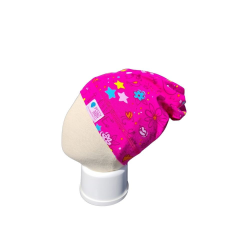  Beanie, fuchsia, pink babasapka, sál