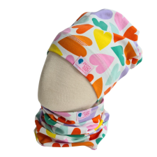  Beanie, szívek, színes babasapka, sál