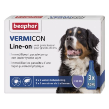  Beaphar Vermicon Line On Spot On kutyáknak (30kg felett) 3×4,5ml élősködő elleni készítmény kutyáknak