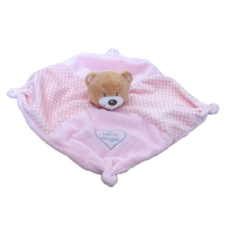 Bear Toys Rózsaszín macis bébi szundikendő (28 cm) egyéb bébijáték
