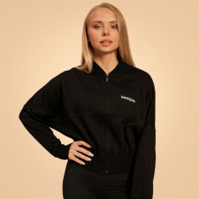 BeastPink Bliss Zip-Up női pulóver Black női pulóver, kardigán
