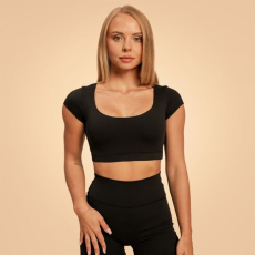 BeastPink Sense Cropped póló Black L