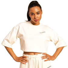 BeastPink Serenity Női cropped póló, Ivory, M női póló
