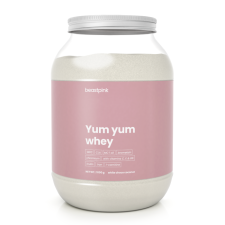 BeastPink Yum Yum Whey 1000 g karamellás keksz vitamin és táplálékkiegészítő