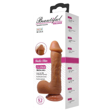 Beautiful Johnson 9,2 " Dildo Brown műpénisz, dildó
