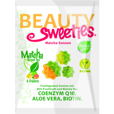 Beauty Sweeties Beauty Sweeties gluténmentes vegán gumicukor matcha napocskák 125 g reform élelmiszer