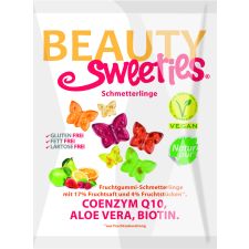 Beauty Sweeties Beauty Sweeties gluténmentes vegán gumicukor pillangók 125 g reform élelmiszer