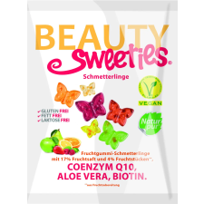  Beauty Sweeties gluténmentes vegán gumicukor pillangók 125 g reform élelmiszer