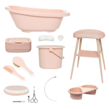 Bébé-Jou Digitális fürdétö szett Sense Plus 8 részes Pale Pink babaápolási kellék