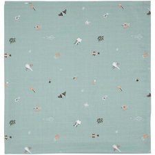 Bebe-jou Muszlin pelenka, 110×110 cm, Ocean Vibes mosható pelenka