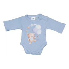  Bébi hosszú ujjú kombidressz Maci fiú világoskék 44 kombidressz, body