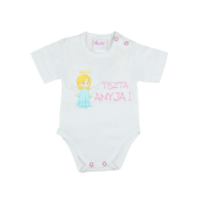 Bébi rövid ujjú Body - Angyal #fehér - 98-as méret kombidressz, body