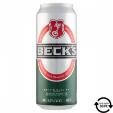  BECKS SÖR DOBOZOS 5% DRS 500ML sör