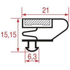  BECSATOLHATÓ TÖMÍTÉS 616x436 mm beépíthető gépek kiegészítői