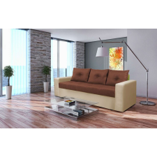 Bedora Toledo Kihúzható Kanapé, 226x90x86 cm, tárolóláda, krémszín/barna bútor