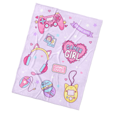 BedTex Gamer Girl gyermek takaró, 130 x 170 cm lakástextília