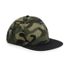 Beechfield Uniszex sapka Beechfield Camo Snapback - One Size, Jungle Camo/Fekete női sapka