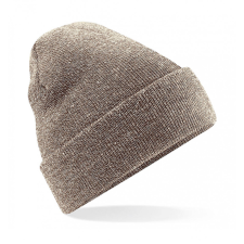 Beechfield Uniszex téli sapka Beechfield Original Cuffed Beanie Egy méret, Heather Oatmeal férfi sapka