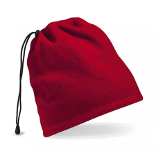 Beechfield Uniszex téli sapka Beechfield Suprafleece™ Snood/ Hat Combo Egy méret, Piros női sapka