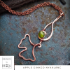  BeEql Apple ginkgo nyaklánc