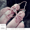  BeEql Luna moth nyaklánc
