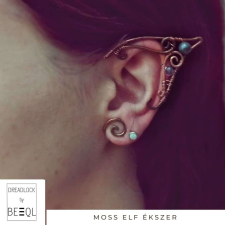 BeEql Moss tünde fül ékszer fülbevaló