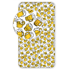  Beer, Sör gumis lepedő 90x200 cm lakástextília
