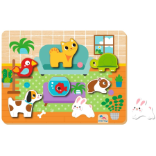 Behelyezős puzzle Kedvencek a 2Kids Toys-tól puzzle, kirakós