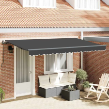  Behúzható napellenző Antracit 350 x 200 cm szövet nyílászáró