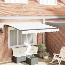  Behúzható napellenző Fehér 350 x 200 cm szövet nyílászáró