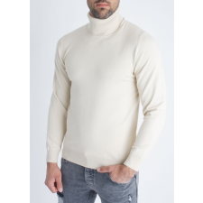  Beige Turtleneck férfi pulóver, kardigán