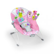 Beight Starts Rezgő pihenőszék Pink Paradise™ 0hó+ 9 kg-ig pihenőszék, bébifotel