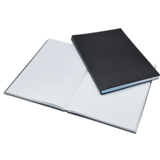  Beírókönyv A4, 200lap fekete PVC borító, Bluering® kockás füzet