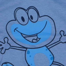 Béka mintás ujjatlan baba body kombidressz, body