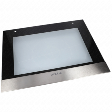 Beko 592x462 mm Üveg, ajtó, külső, fekete, (eredeti) BEKO tűzhely beépíthető gépek kiegészítői