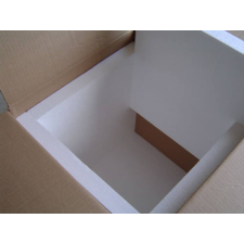 Bélelt kartondoboz 400x300x200 mm 20 mm EPS betéttel postázás