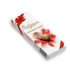 Belgian Belgian Hearts Hazelnut Szívdesszert 65g csokoládé és édesség