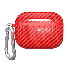 Beline AirPods Carbon Cover Air Pods 3 piros tok fülhallgató, fejhallgató tok