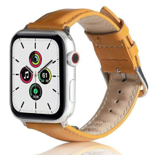 Beline Apple Watch bőr óraszíj 38/40/41mm világos barna okosóra kellék