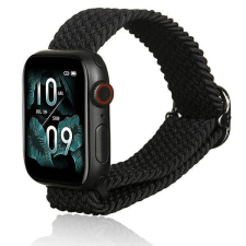 Beline Apple Watch textil óraszíj 42/44/45/49mm fekete okosóra kellék