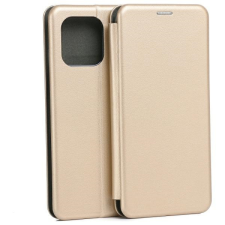 Beline Book Magnetic könyvtok Motorola Moto G15 - arany színű tok és táska