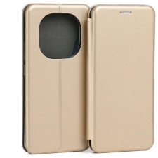 Beline Book Magnetic könyvtok Xiaomi Redmi Note 14 Pro Plus - arany színű tok és táska