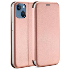 Beline Etui mágneses könyvtok iPhone 15 Plus 6,7" rózsaarany tok és táska