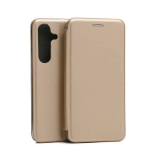 Beline Etui mágneses könyvtok Samsung S24 S921 arany tok és táska