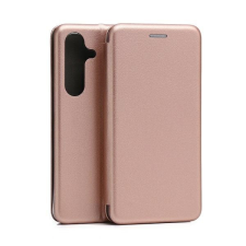 Beline Etui mágneses könyvtok Samsung S24 S921 rózsaarany tok és táska