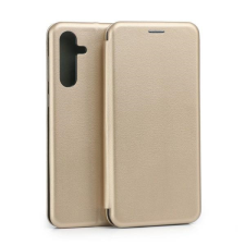 Beline mágneses könyvtok Samsung Galaxy M55 - arany tok és táska